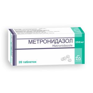 Метронидазол, таблетки