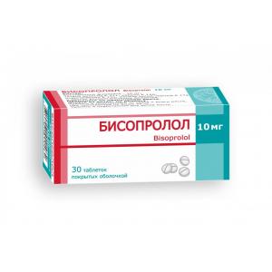 Бисопролол, таблетки